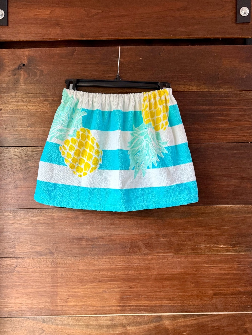 Towel skirt pineapple and stripes